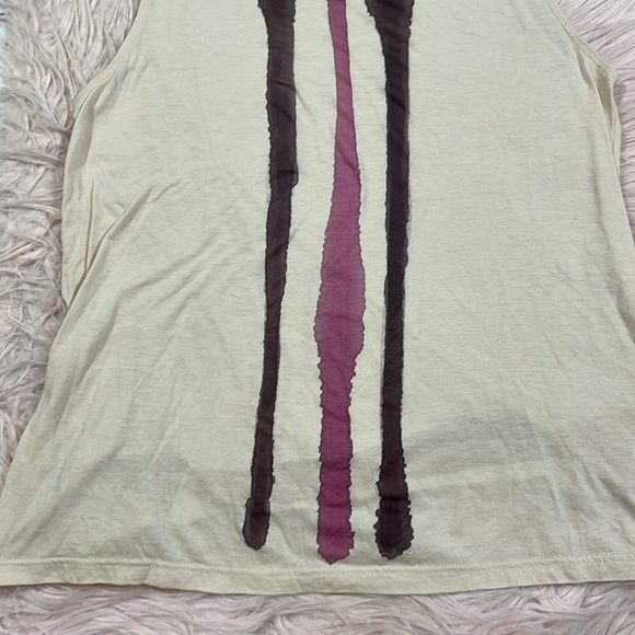 Archiviob Italy Knitting Club Watercolor Graphic Muscle Tank - Picture 3 of 9